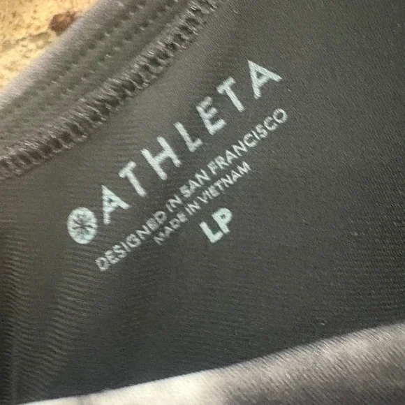 Athleta Tie Dye One Piece Swimsuit Halter Neck Cutout Back Size Large Petite - Picture 5 of 5